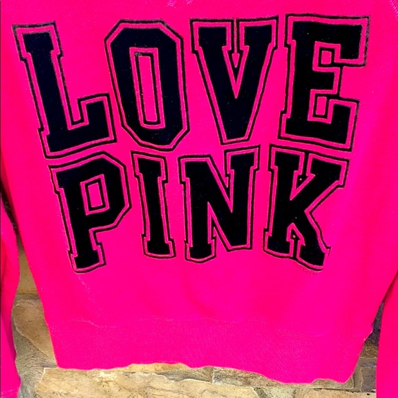 Victoria Secret PINK 🌺 Sweatshirt Sz M - Picture 4 of 5